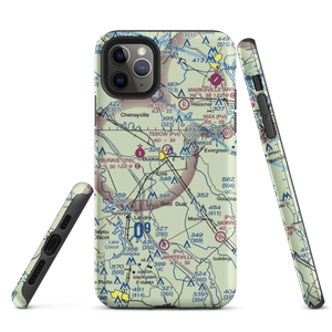 Bunkie Flying Service Airport (2LA4) VFR Sectional  Tough iPhone Case