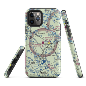 Bunkie Municipal Airport (2R6) VFR Sectional  Tough iPhone Case