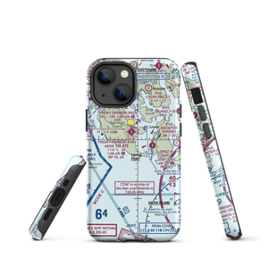 Burden Field-(Rabbit Run) Airport (61WA) VFR Sectional  Tough iPhone Case