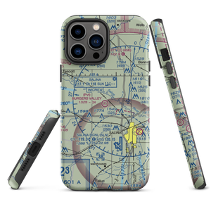 Burger's Valley Airport (58KS) VFR Sectional  Tough iPhone Case