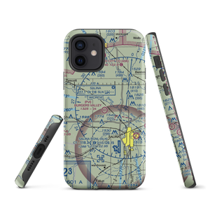 Burger's Valley Airport (58KS) VFR Sectional  Tough iPhone Case
