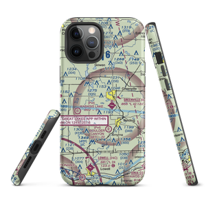 Burgess Lake Seaplane Base (50MI) VFR Sectional  Tough iPhone Case