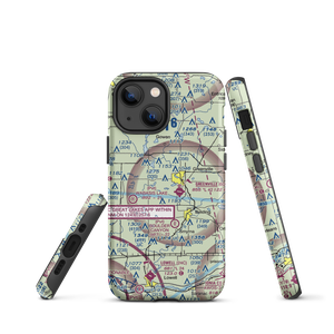 Burgess Lake Seaplane Base (50MI) VFR Sectional  Tough iPhone Case