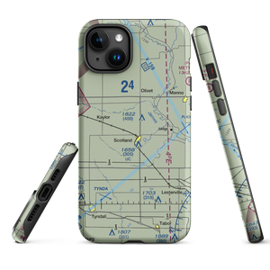 Burke Field (1SD1) VFR Sectional  Tough iPhone Case