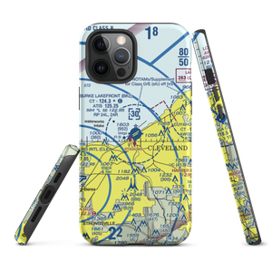 Burke Lakefront Airport (BKL) VFR Sectional  Tough iPhone Case