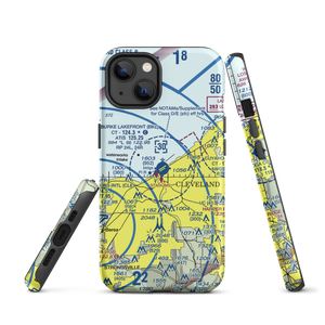 Burke Lakefront Airport (BKL) VFR Sectional  Tough iPhone Case