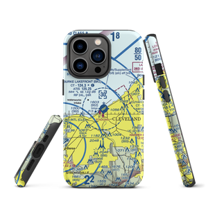 Burke Lakefront Airport (BKL) VFR Sectional  Tough iPhone Case