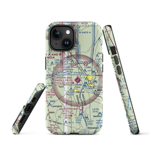 Burke's Airport (II53) VFR Sectional  Tough iPhone Case