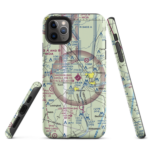 Burke's Airport (II53) VFR Sectional  Tough iPhone Case