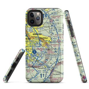 Burkeen Field (TN70) VFR Sectional  Tough iPhone Case