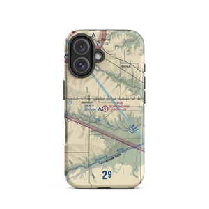 Burkinshaw Field (3NE6) VFR Sectional  Tough iPhone Case