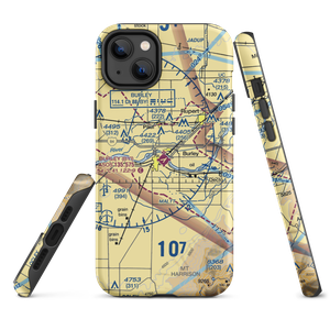 Burley Municipal Airport (BYI) VFR Sectional  Tough iPhone Case