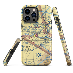 Burley Municipal Airport (BYI) VFR Sectional  Tough iPhone Case