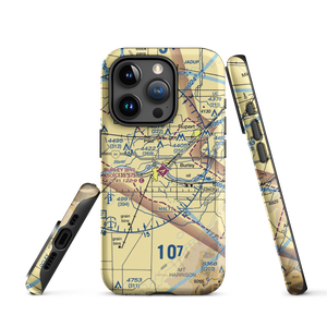 Burley Municipal Airport (BYI) VFR Sectional  Tough iPhone Case