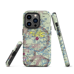 Burlington Alamance Regional Airport (BUY) VFR Sectional  Tough iPhone Case