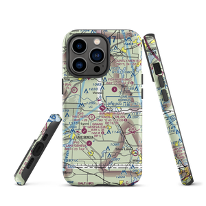 Burlington Municipal Airport (BUU) VFR Sectional  Tough iPhone Case