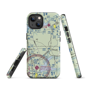 Burney Farms Airport (MS54) VFR Sectional  Tough iPhone Case