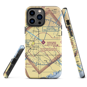 Burns Municipal Airport (BNO) VFR Sectional  Tough iPhone Case