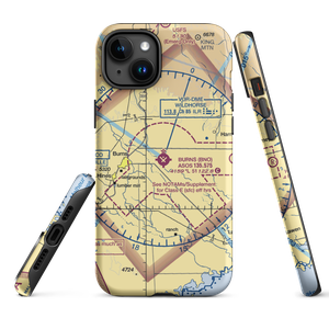 Burns Municipal Airport (BNO) VFR Sectional  Tough iPhone Case