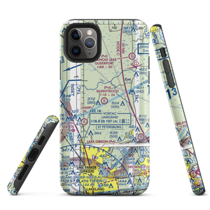 Burntwood Ranch Airport (FL43) VFR Sectional  Tough iPhone Case