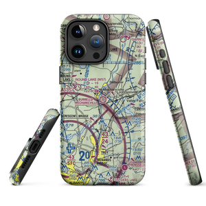 Burrello-Mechanicville Airport (K27) VFR Sectional  Tough iPhone Case