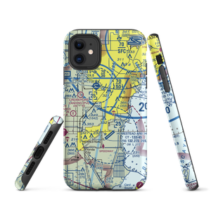 Burrs Strip (14FA) VFR Sectional  Tough iPhone Case