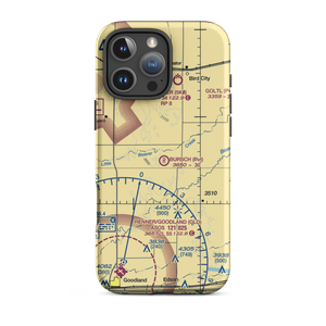 Bursch Private Airport (4KS8) VFR Sectional  Tough iPhone Case