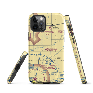 Bursch Private Airport (4KS8) VFR Sectional  Tough iPhone Case