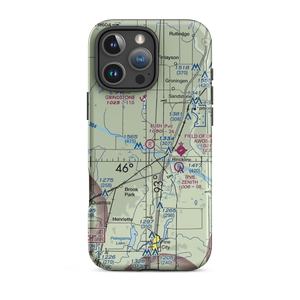 Bush Field (MN57) VFR Sectional  Tough iPhone Case