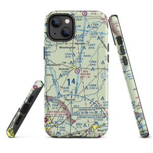 Butler Field (IN46) VFR Sectional  Tough iPhone Case