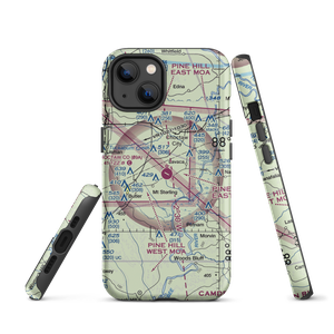 Butler-Choctaw County Airport (09A) VFR Sectional  Tough iPhone Case