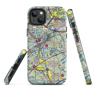 Butter Valley Golf Port Airport (7N8) VFR Sectional  Tough iPhone Case