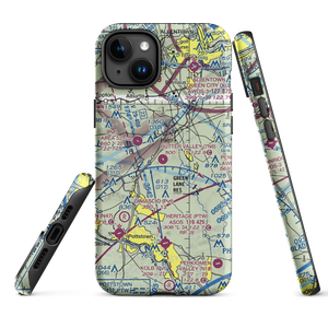 Butter Valley Golf Port Airport (7N8) VFR Sectional  Tough iPhone Case