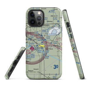 Button Airport (SN67) VFR Sectional  Tough iPhone Case