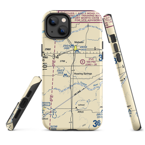 Buzz Field (0TE3) VFR Sectional  Tough iPhone Case