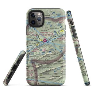 Buzzards Field (PA18) VFR Sectional  Tough iPhone Case