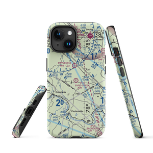 Byrd Creek Airport (46VA) VFR Sectional  Tough iPhone Case