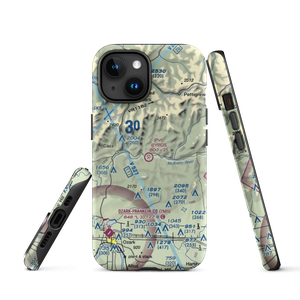 Byrd's Backcountry Airstrip (51AR) VFR Sectional  Tough iPhone Case