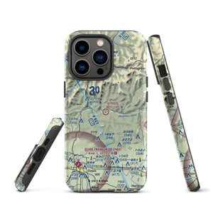 Byrd's Backcountry Airstrip (51AR) VFR Sectional  Tough iPhone Case