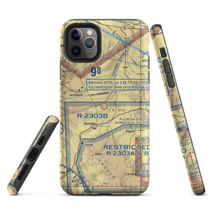 C & L Ranch Ultralightport (AZ19) VFR Sectional  Tough iPhone Case