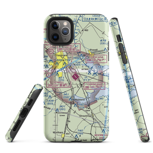 C David Campbell Field Corsicana Municipal Airport (CRS) VFR Sectional  Tough iPhone Case