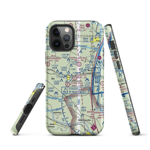 C.E.F. Airport (MU02) VFR Sectional  Tough iPhone Case