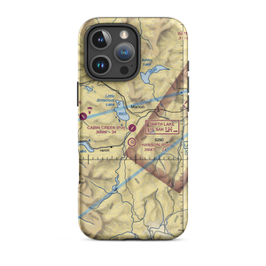 Cabin Creek Landing Airport (97MT) VFR Sectional  Tough iPhone Case