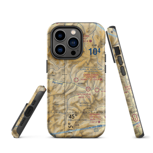 Cabin Creek US Forest Service Airport (I08) VFR Sectional  Tough iPhone Case