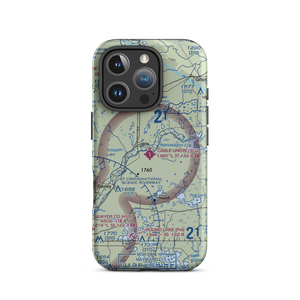 Cable Union Airport (3CU) VFR Sectional  Tough iPhone Case