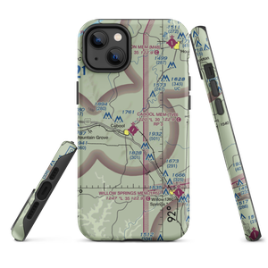Cabool Memorial Airport (TVB) VFR Sectional  Tough iPhone Case