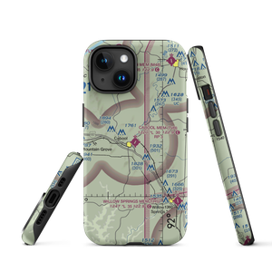 Cabool Memorial Airport (TVB) VFR Sectional  Tough iPhone Case