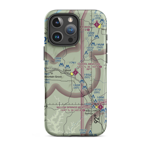 Cabool Memorial Airport (TVB) VFR Sectional  Tough iPhone Case