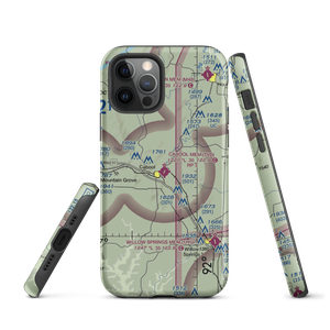 Cabool Memorial Airport (TVB) VFR Sectional  Tough iPhone Case