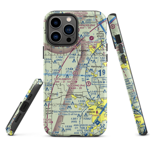 Cackleberry Airport (2E8) VFR Sectional  Tough iPhone Case